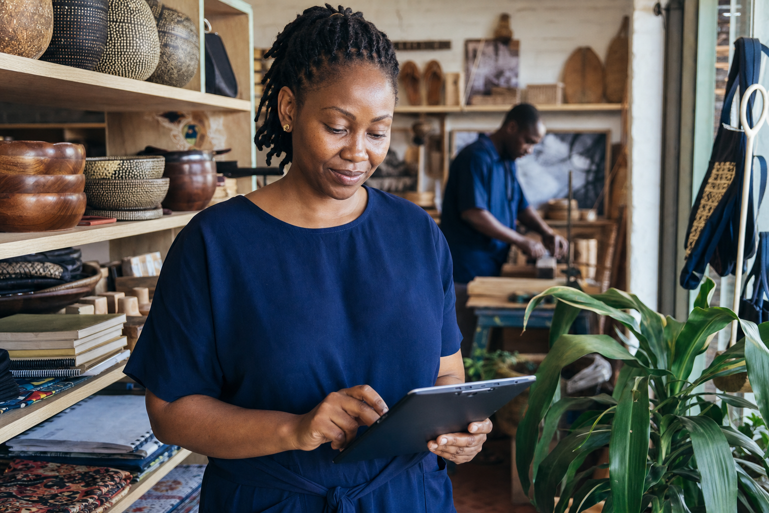 Tanzanian entrepreneur growing her business